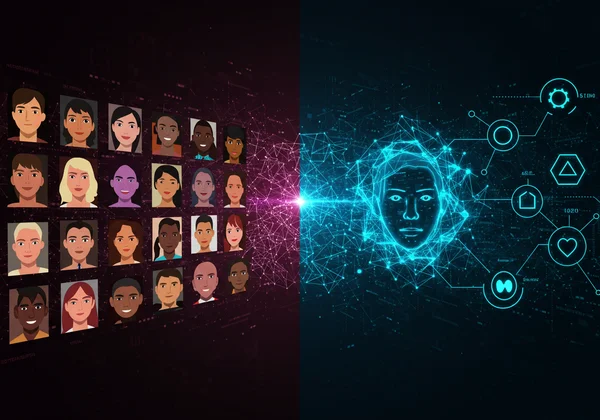 Machine learning training for face shape classification